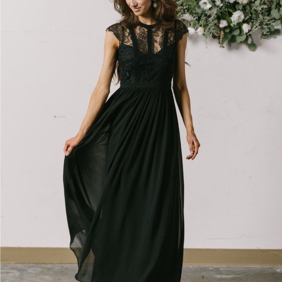 MORNING LAVENDER Dresses & Skirts - MORNING LAVENDER black dress XS